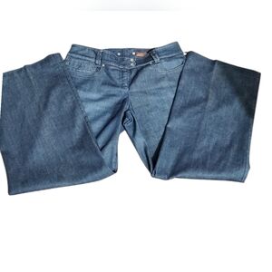 MARC AUREL Flared denim pants, measurements in photos